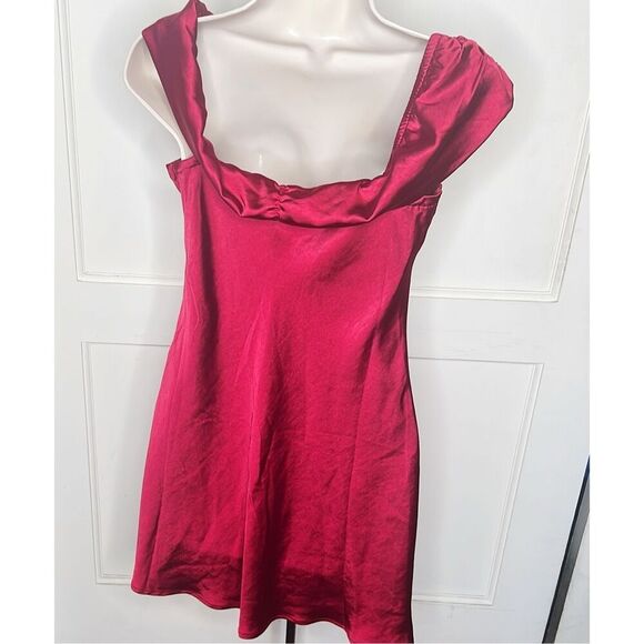 Princess Polly SADEE MINI DRESS RED Size 8 Nwot - Picture 7 of 7